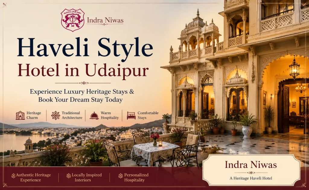Haveli Style Hotel in Udaipur