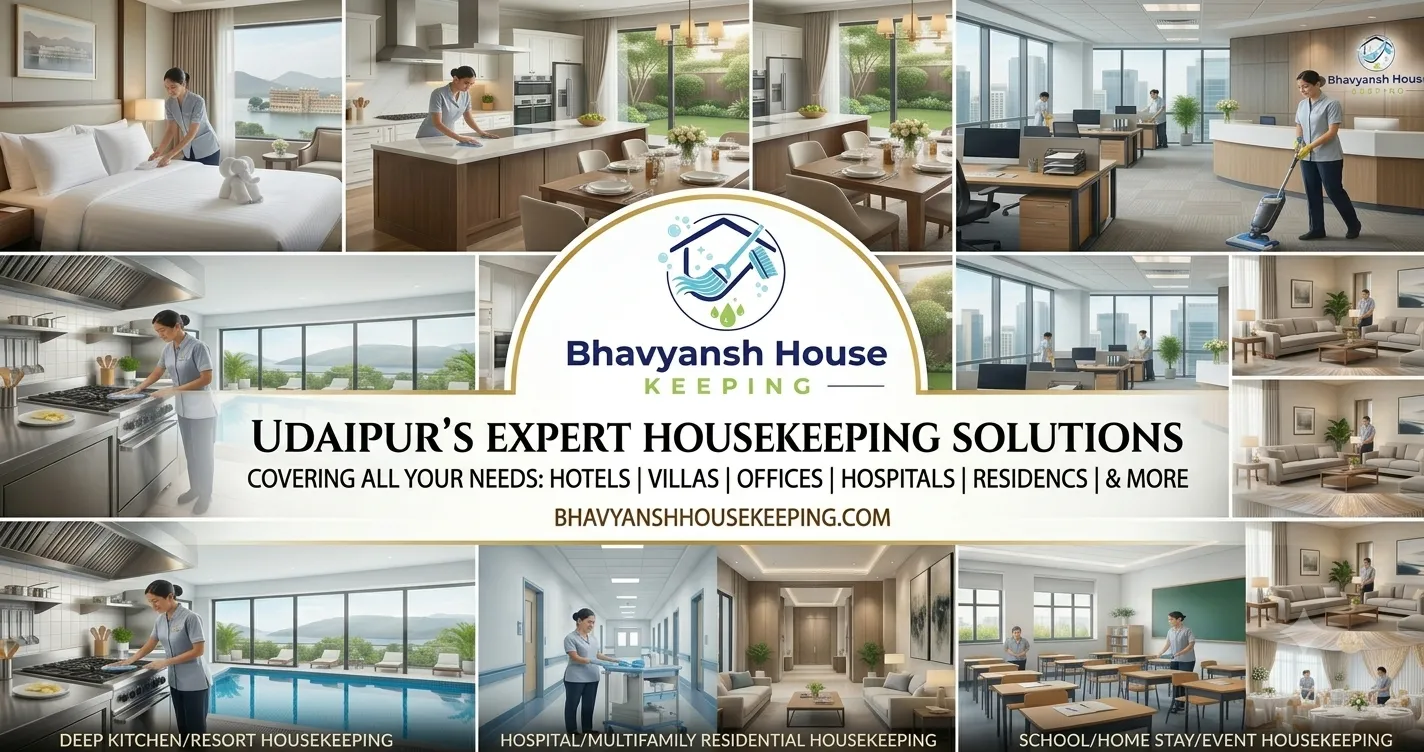 Trusted Cleaning Company in Udaipur | Bhavyansh House Keeping